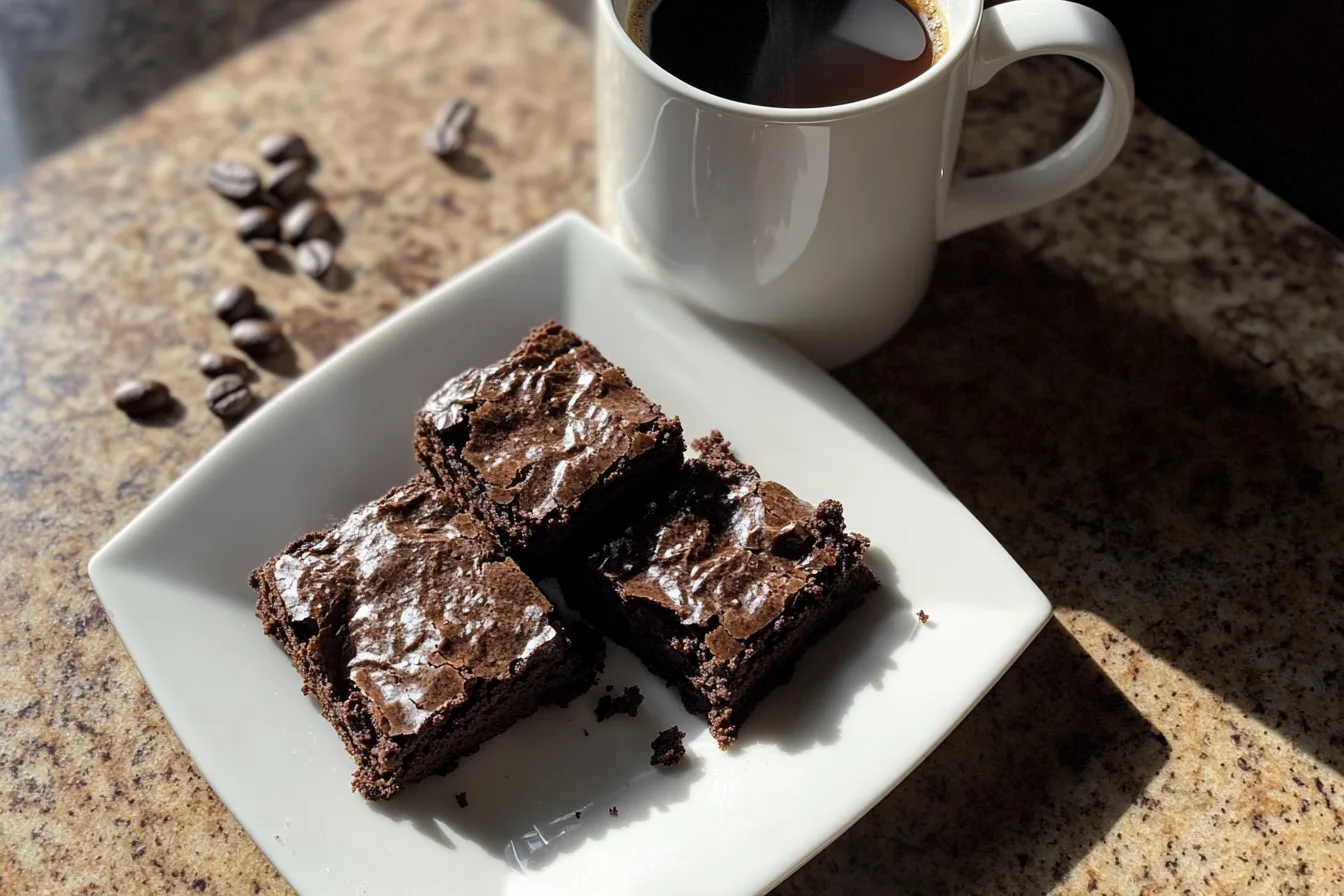 Why do you put coffee in brownies?