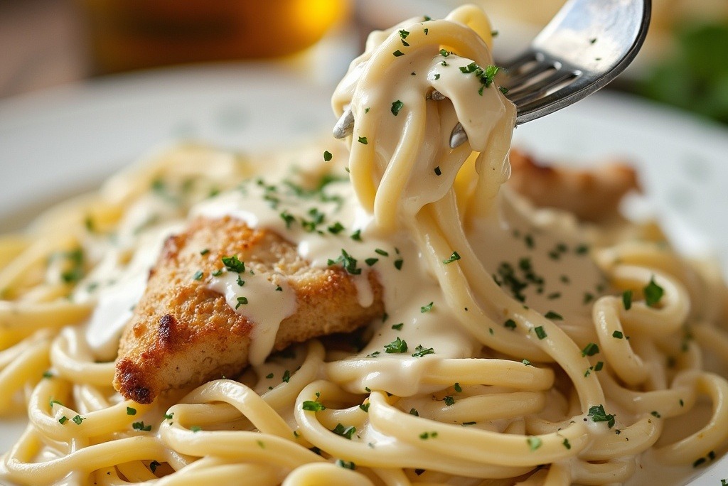 Italian-American chicken pasta fusion