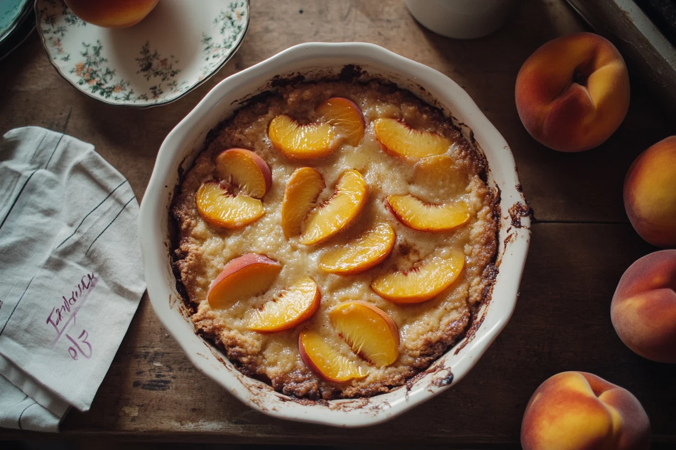 Do I need to peel peaches for cobbler?