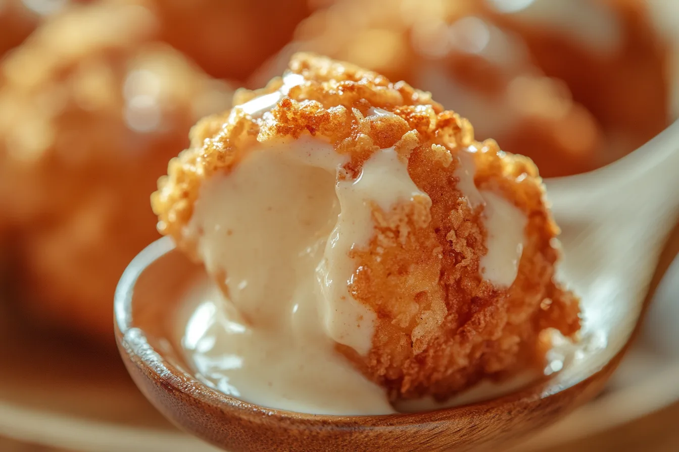 Melting Fried Chicken Ice Cream