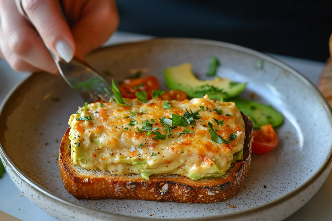 Enjoying a delicious sourdough toast