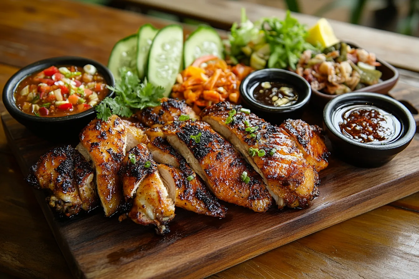 A scene of diverse people connecting over a delicious meal.