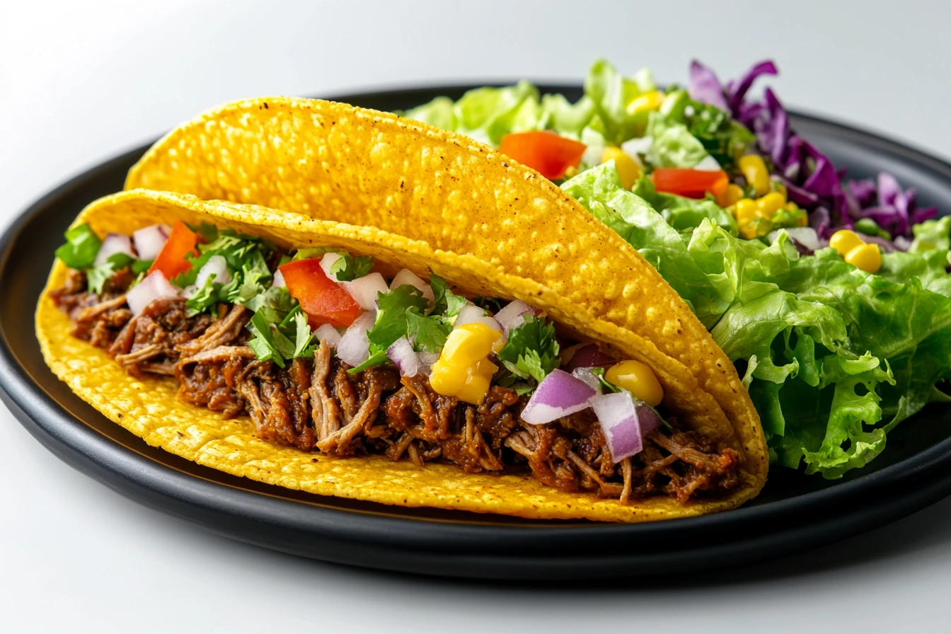 Enjoy a birria taco as a part of a balanced nutritious meal.