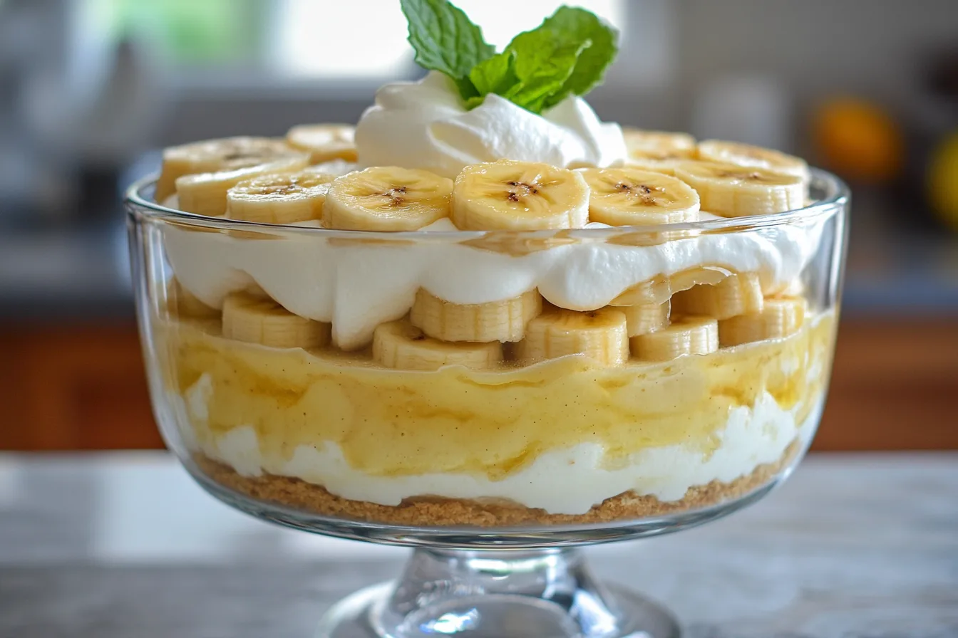 Fresh bananas elevate banana pudding.