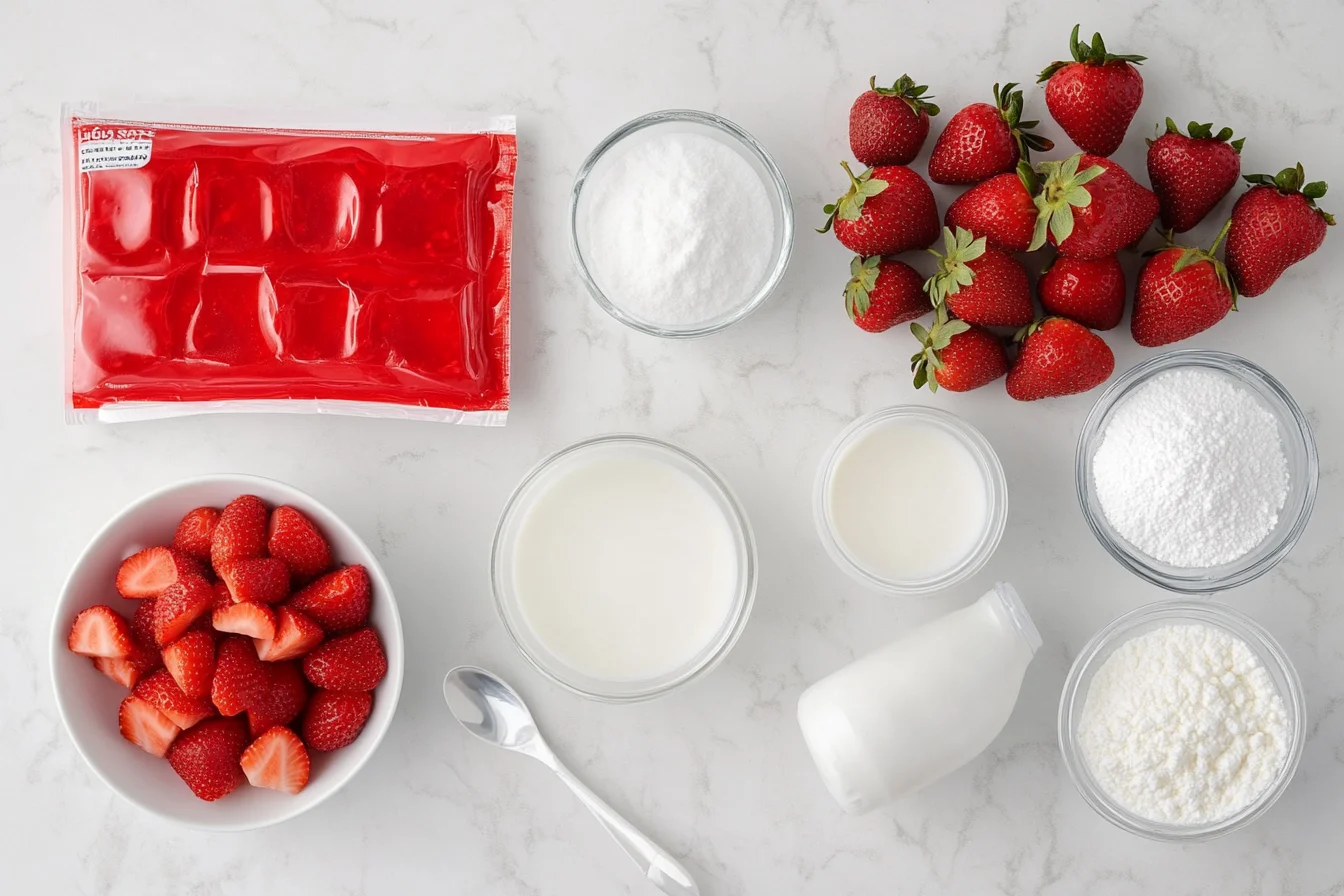 Ingredients to make does jello make strawberry pudding dessert