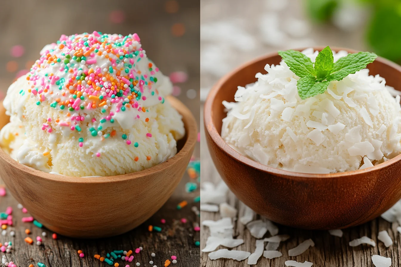 Choosing what's the healthiest ice cream involves comparing ultra processed and natural options