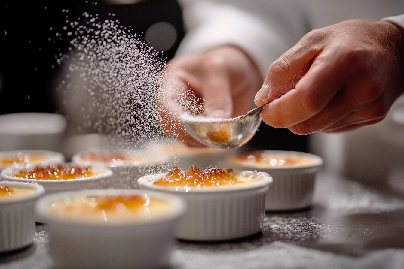 What is the secret of crème brûlée preparation?